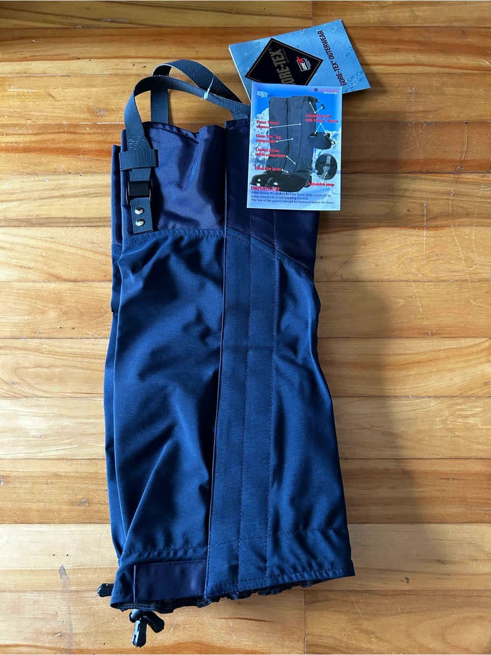 NWT Guêtres / Gaiters en Goretex